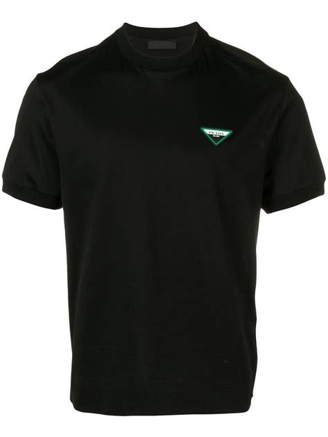 prada t shirt zwart|Prada men' s t shirts.